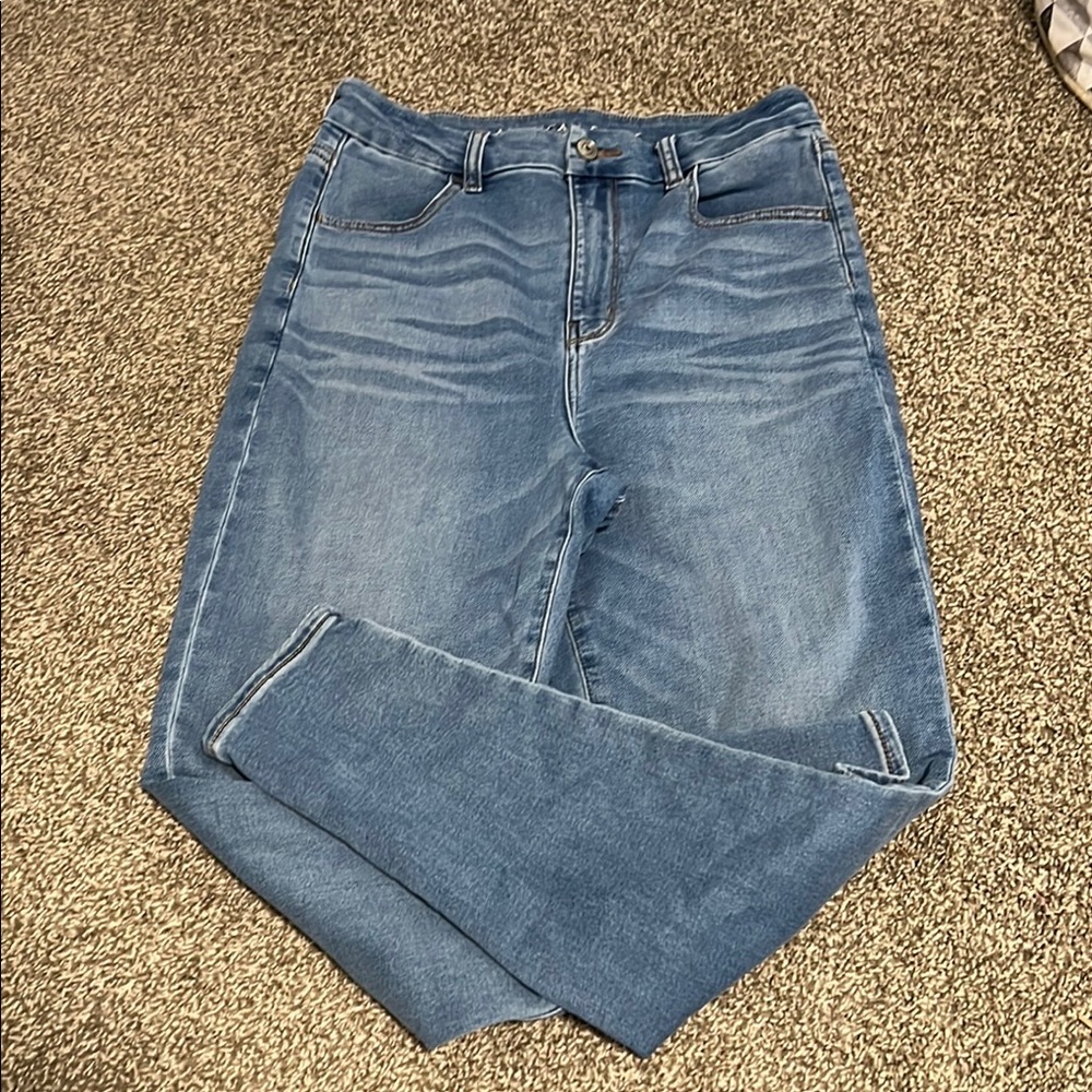 American Eagle Outfitters High Rise Blue Denim Jeans